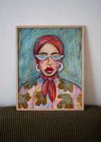 Originalt værk — Fin Dame