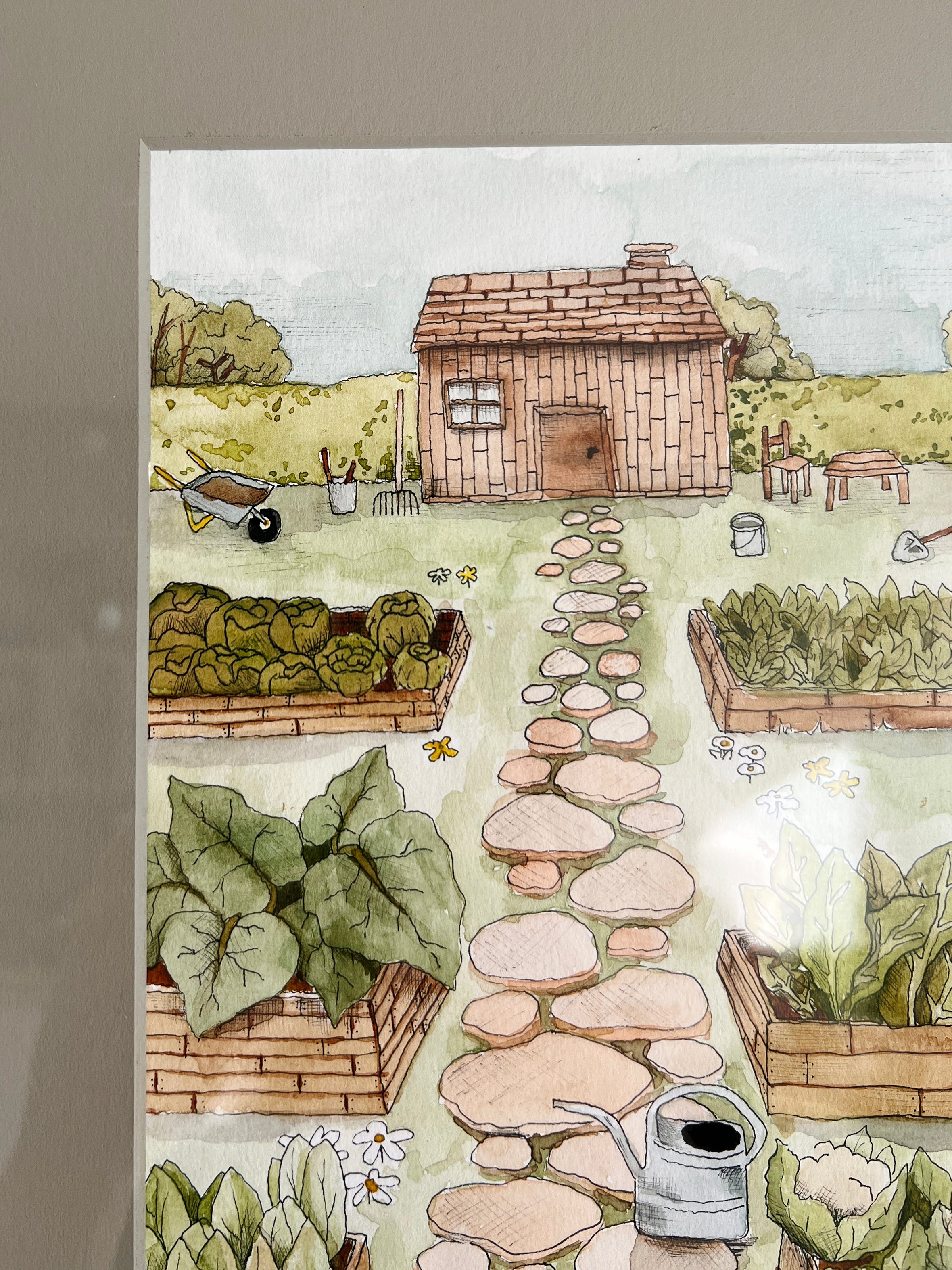 Originalt værk — Køkkenhaven